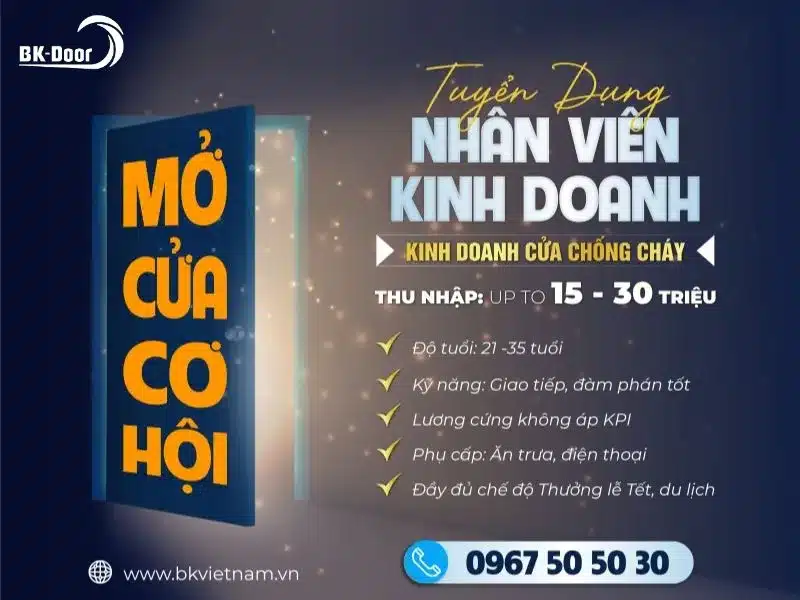 Tuyển dụng nhân viên kinh doanh miền Bắc