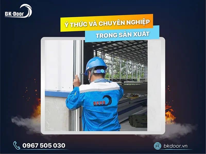 Lắp đặt cửa chống cháy tại BKVN