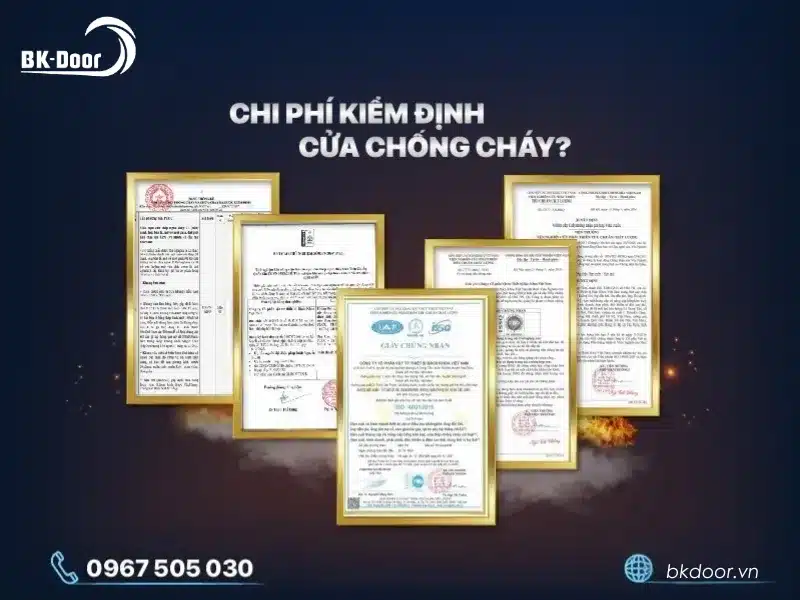 Chi phí kiểm định cửa chống cháy mới nhất 2024