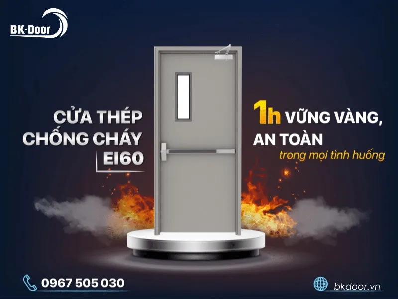 Cửa thép chống cháy EI60