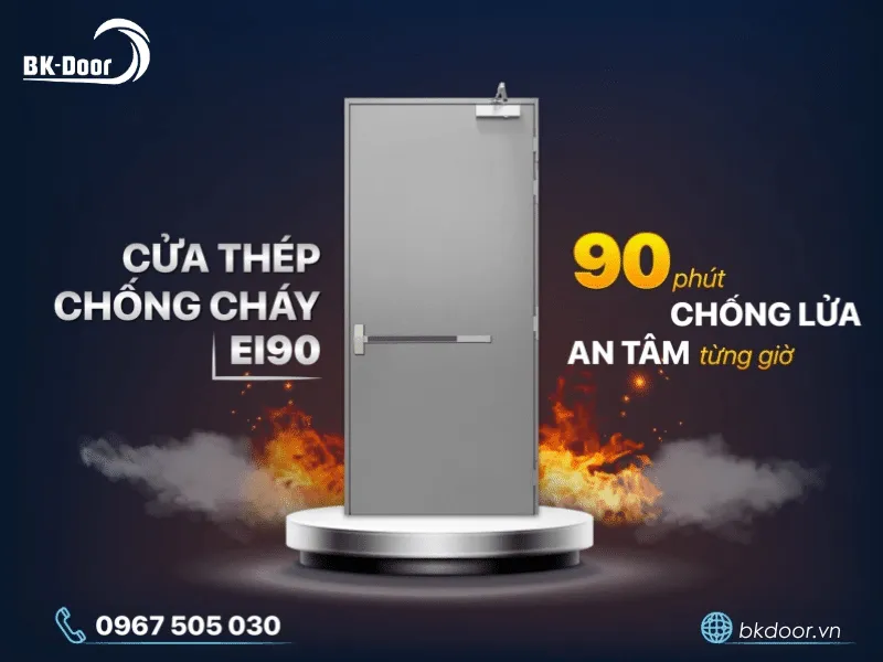 Cửa thép chống cháy EI90