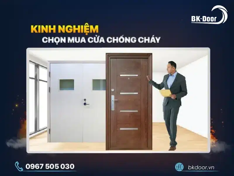 Kinh nghiệm chọn mua cửa chống cháy