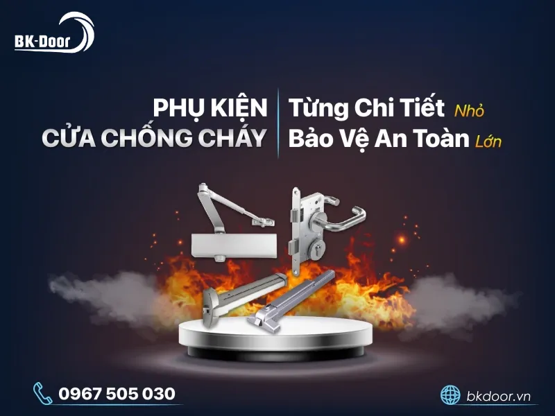 Phụ kiện cửa chống cháy chi tiết bạn cần biết