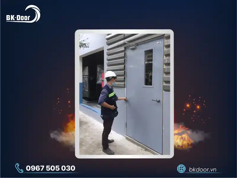 Quy trình lắp đặt cửa chống cháy đạt chuẩn từ A-Z
