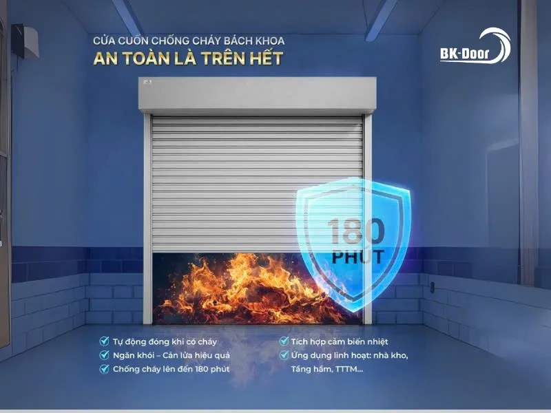 Cửa cuốn chống cháy EI 60 là gì?